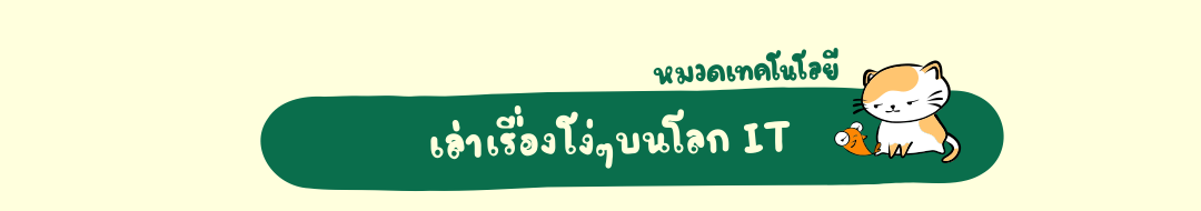 เล่าเรื่องโง่ๆ บนโลกไอที 